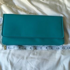 Nwt Aldo turquoise clutch/shoulder bag
